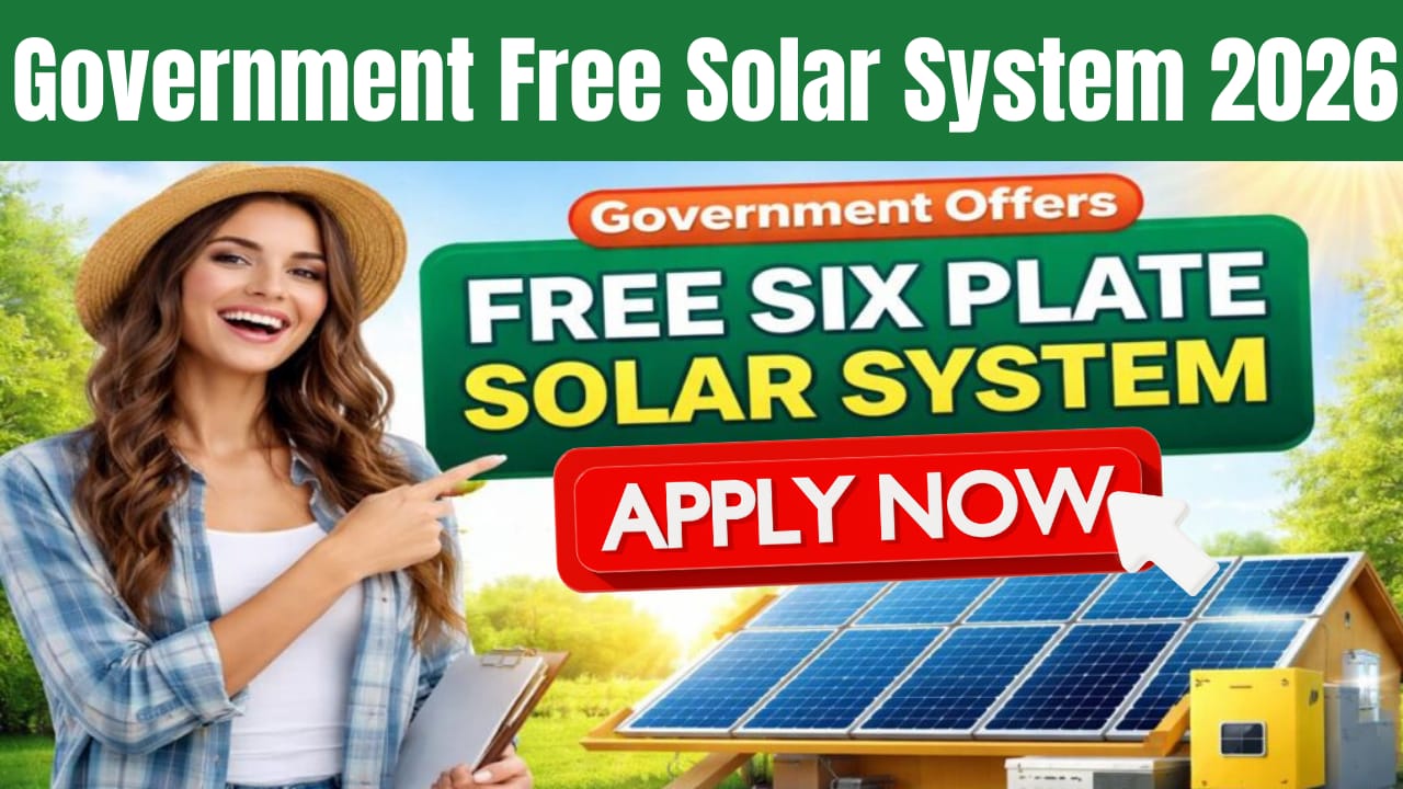 Government Launches Free Six-Plate Solar System