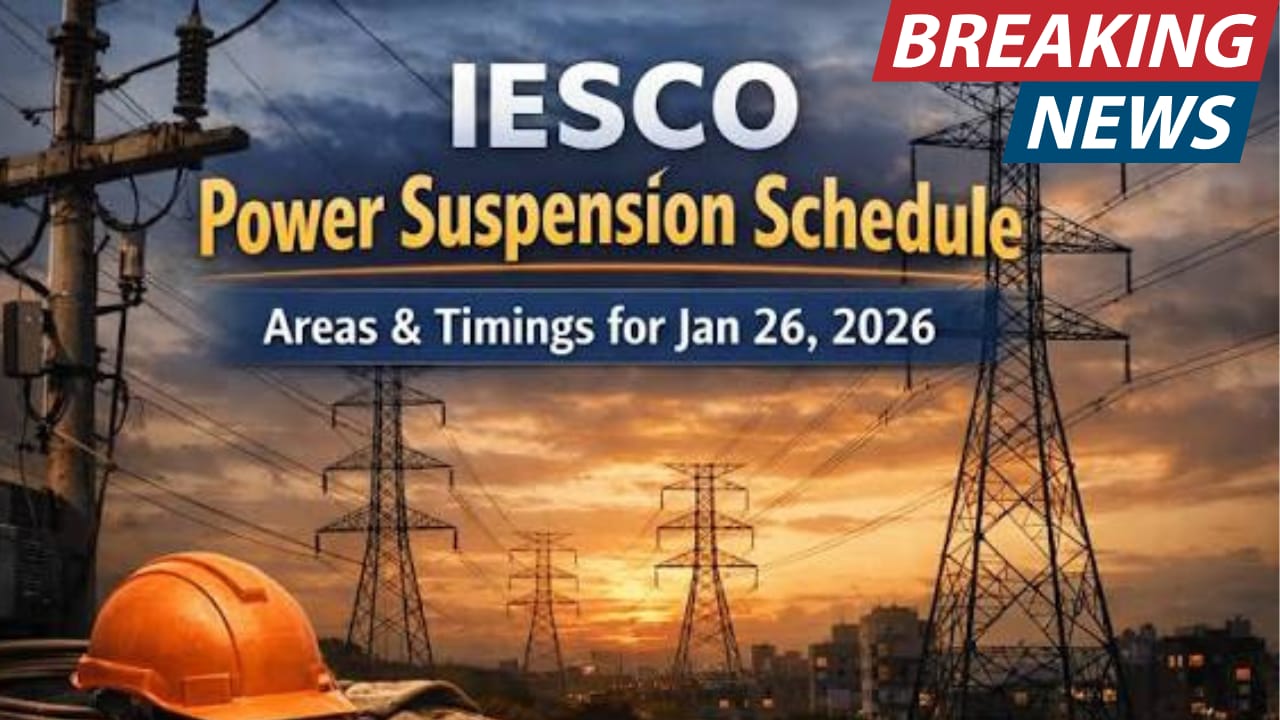 IESCO Power Suspension Schedule