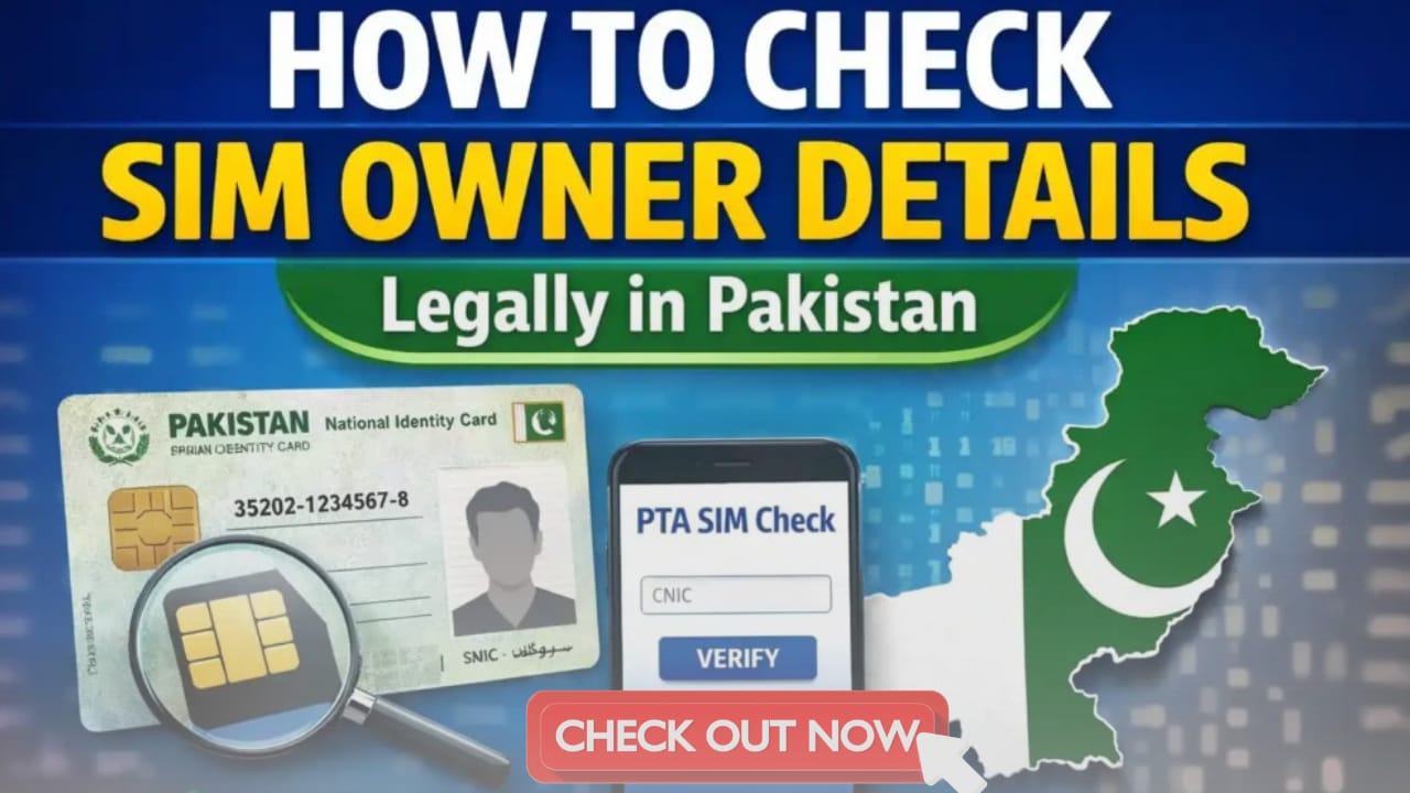 Sim Owner Details Online Check by CNIC