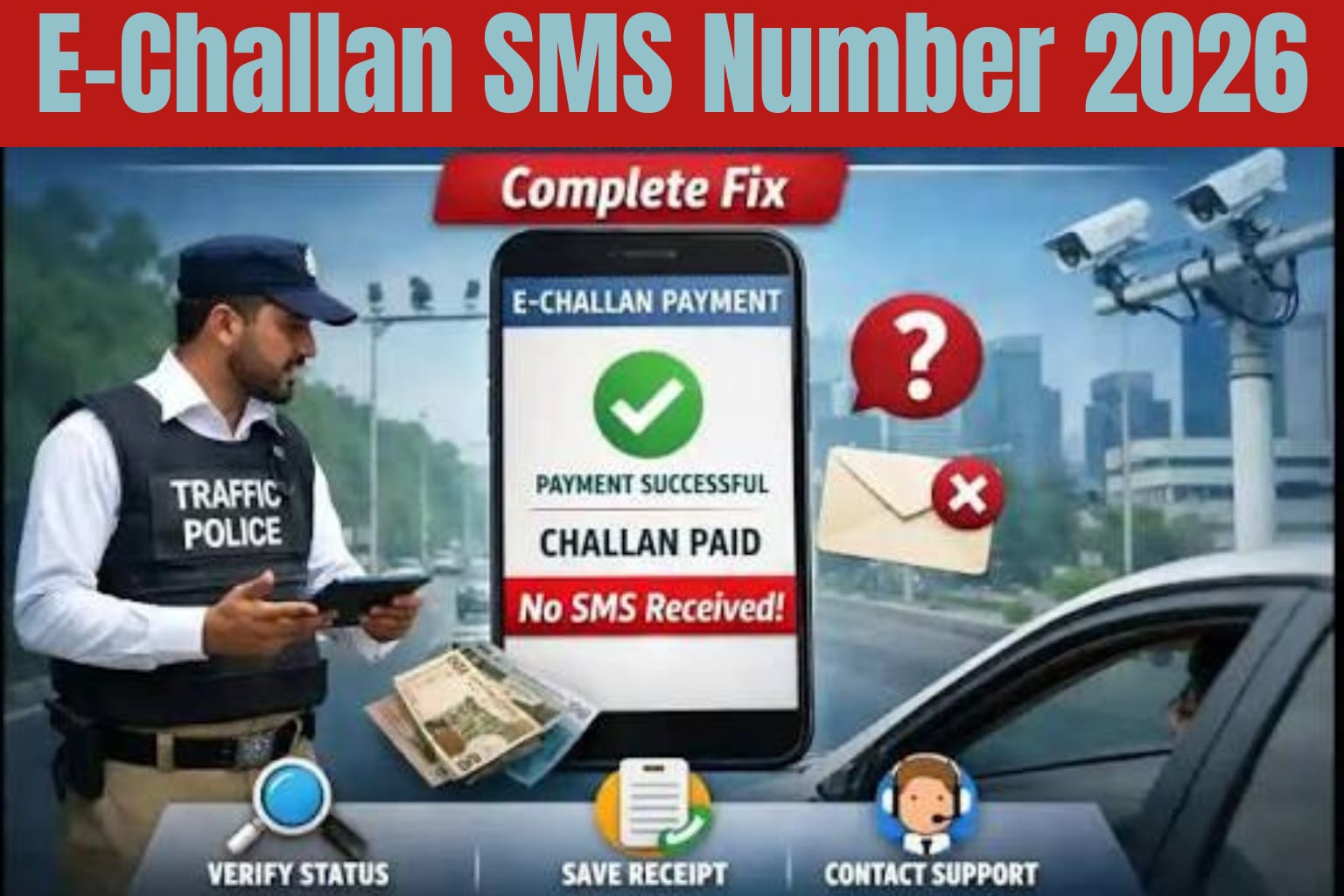 Traffic E-Challan alerts