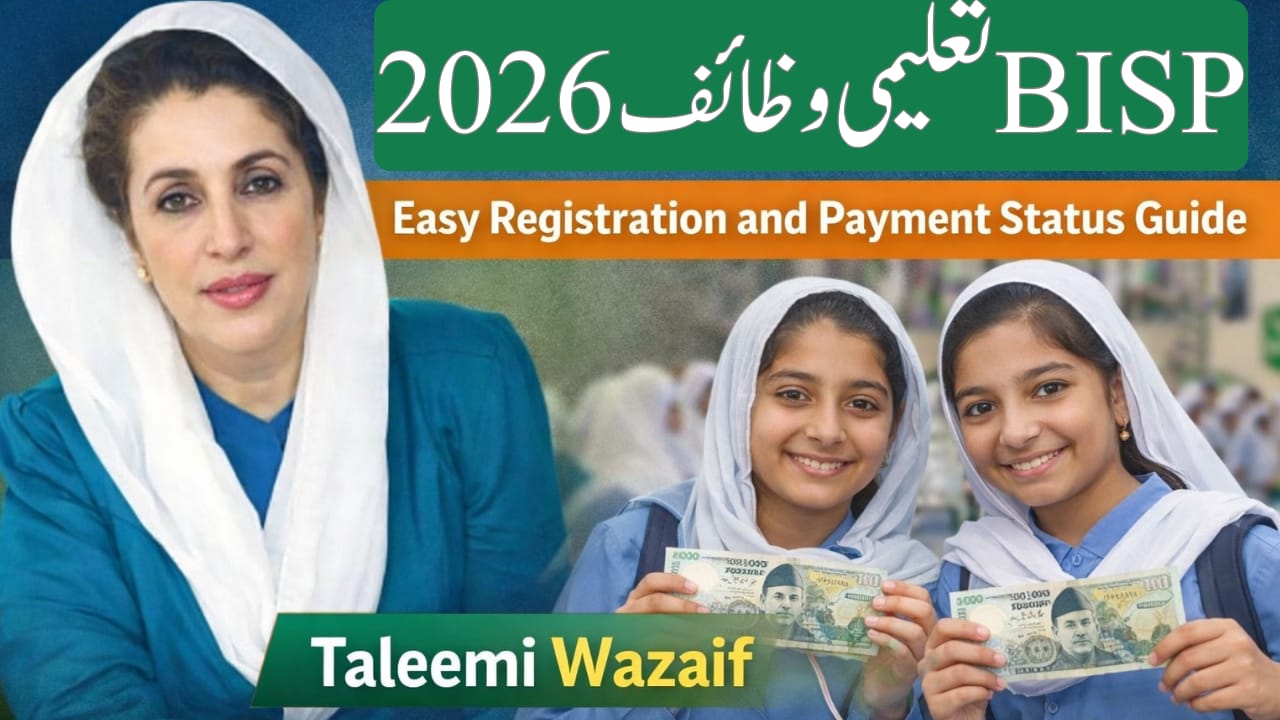 BISP Taleemi Wazaif Check Online 2026