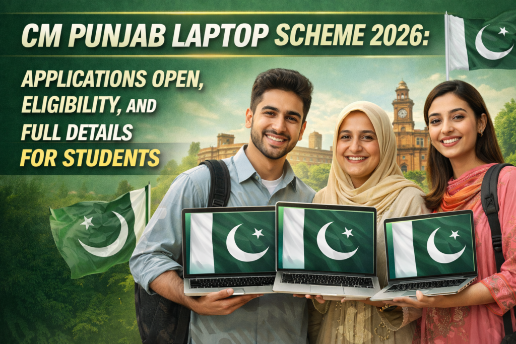 CM Punjab Laptop Scheme 2026