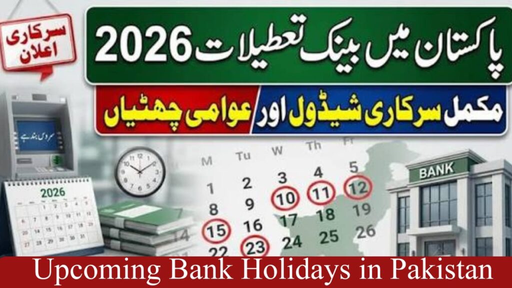 Upcoming Bank Holidays in Pakistan February 2026