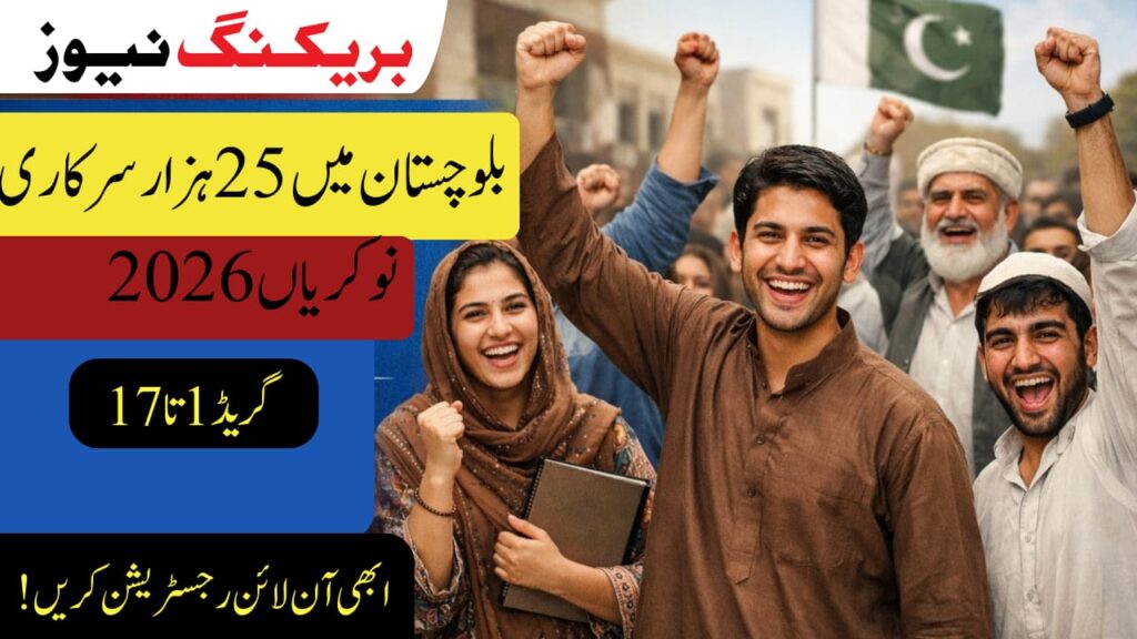 Balochistan Government Jobs 2026